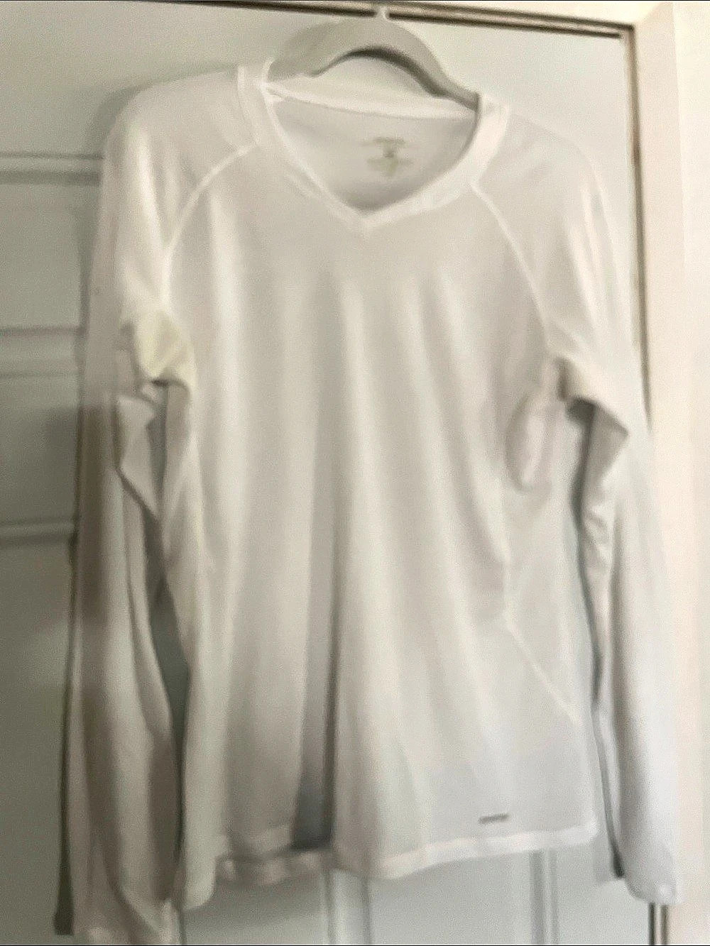 Patagonia Capilene Lightweight V-Shirt Long Sleeve Top White XL